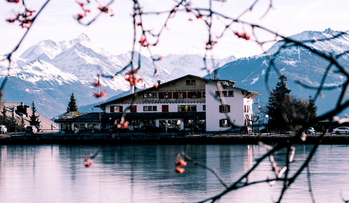 Photographie de l'hôtel du Lac à Crans-Montana